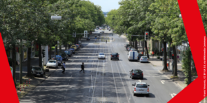 Alleestraße vor dem Ausbau